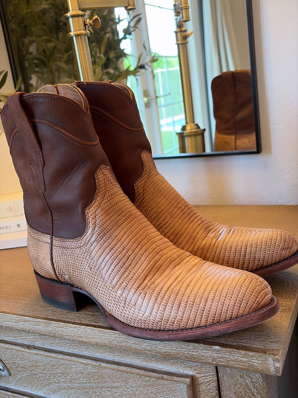 TECOVAS The Nick Lizard Leather Western Boot - 11 - Picture 7 of 13